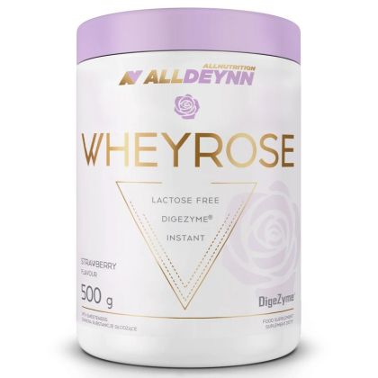 Суроватъчен протеин за жени на прах 500 гр, различни вкусове Allnutrition | AllDeynn Wheyrose