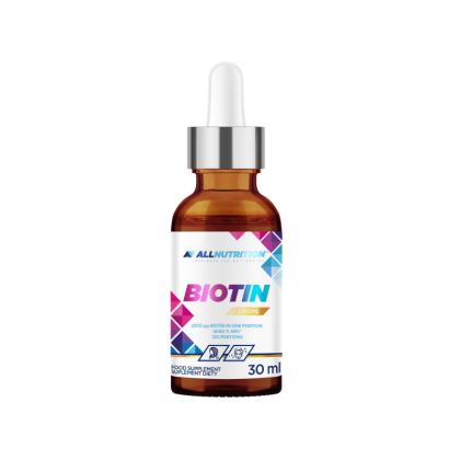 Биотин на капки 2500 мкг х 30 мл AllNutrition | Biotin Drops