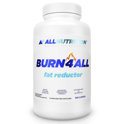 ФЕТ БЪРНЪР За израняне на мазнините х 100 капсули Allnutrition | Burn4All