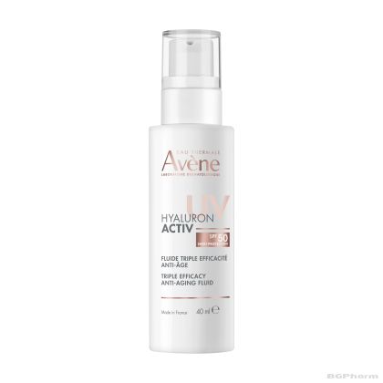 Авен HYALURON ACTIV UV SPF50+ анти-ейдж флуид с тройно действие 40 мл  | Avene 