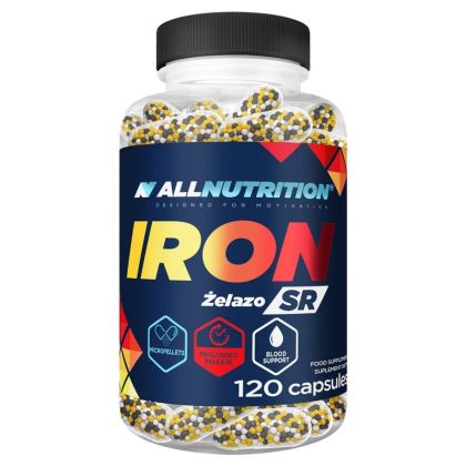 Желязо бисглицинат хелат 30 мг х 120 капсули | Allnutrition Iron SR