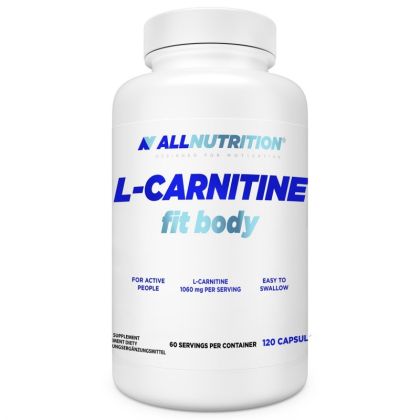 Л-Картинин 530 мг + Витамин Ц х 120 капсули Allnutrition | L-Carnitine Fit Body