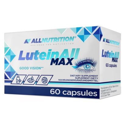LuteinAll Max Формула за добро зрение с лутеин х 60 капсули Allnutrition