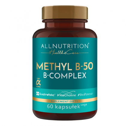Витамин Б50 Комлекс х 60 капсули Allnutrition | Methyl B-50 B-complex
