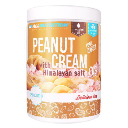 Фъстъчено масло с хималайска сол х 1 кг Allnutrition | Peanut Cream Hymalayan Salt