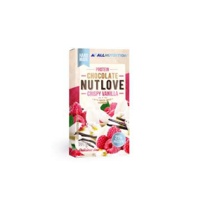 Протеинов шоколад с ванилия и малина х 100 гр Allnutrition | Protein Chocolate