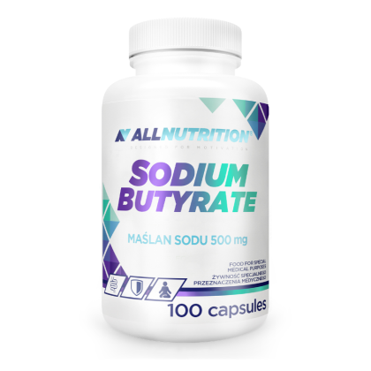 Натриев бутират ( бутирова киселина ) 500 мг х 100 капсули Allnutrition | Sodium Butyrate
