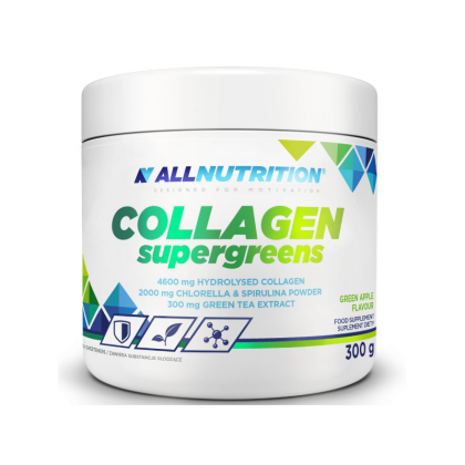 Колаген + зелени храни, куркума и ашваганда х 300 гр Allnutrition | Collagen Supergreens
