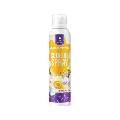 Спрей за готвене с вкус на чесън и масло х 200 мл Allnutrition | Cooking Spray Garlic & Butter