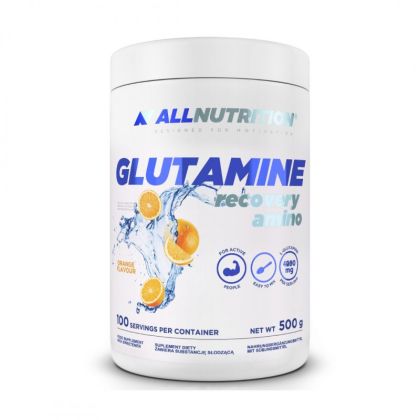 Глутамин + таурин + Витамин Ц х 500 гр Allnutrition | Glutamine Recovery Amino