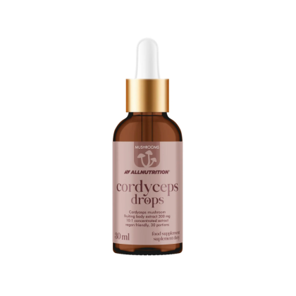 Кодицепс течен екстракт на капки х 30 мл Allnutrition | Mushrooms Cordyceps Drops