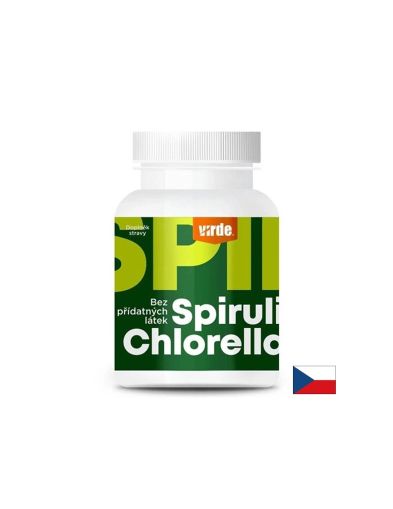 Спирулина + хлорела билкови екстракти х 100 таблетки VIRDE | Spirulina & Chlorella