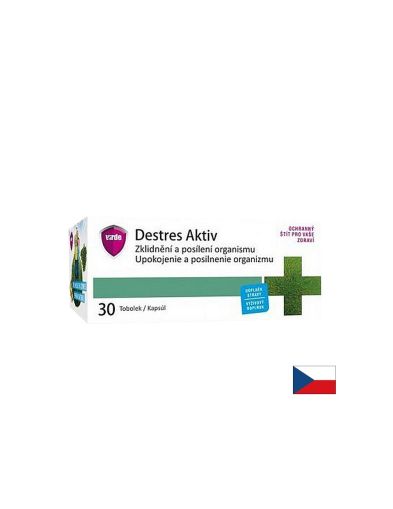 ДИСТРЕС АКТИВ Билкова формула при стрес и безсъние х 30 капсули VIRDE | Destres Aktiv