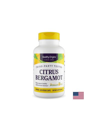 Бергамот екстракт 500 мг х 120 капсули Healthy Origins | Citrus Bergamot