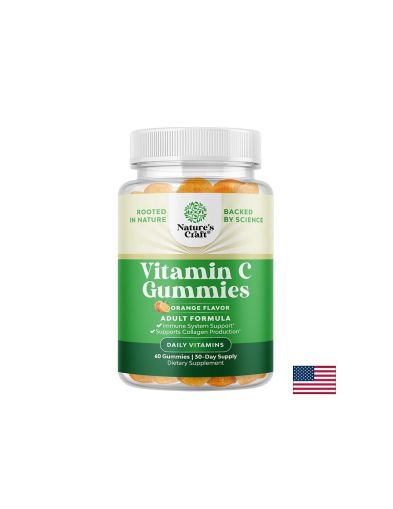 Витамин Ц 125 мг х 60 желирани таблетки Nature's craft | Vitamin C