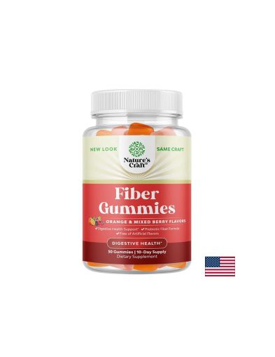 Фибри от цикория х 30 желирани таблетки Nature's Craft | Fiber Gummies