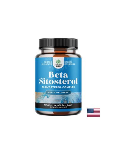 Бета-ситостероли комплекс  500 мг х 30 таблетки Nature's Craft | Beta Sitosterol Complex