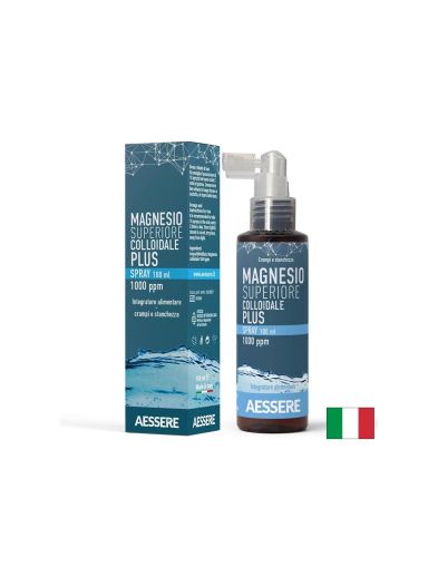 Колоиден магнезий 180 мг спрей х 100 мл Aessere | Magnesium spray
