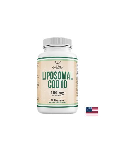 Липозомен Коензим Q10 100 мг х 60 капсули Double Wood | Coenzyme Q10 Lyposomes