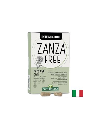 Zanza Free Репелент - природна защита от комари х 30 капсули Naturando