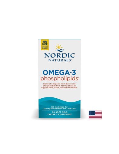 Омега 3 от фосфолипиди от хайвер 250 мг х 60 капсули Nordic Naturals | Omega 3