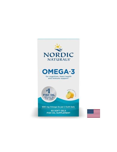 Омега 3 EPA + DHA 345 мг х 60 капсули Nordic Naturals | Omega 3