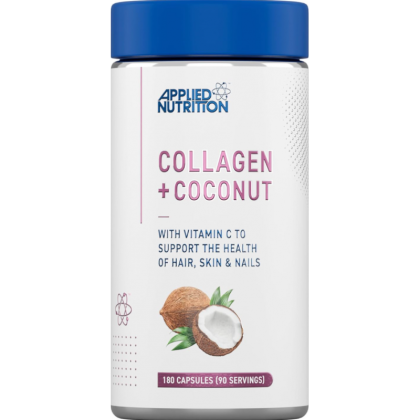 Морски колаген + кокосово масло х 180 капсули Applied Nutrition | Collagen + Coconut