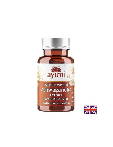 Ашваганда ( диворастяща ) екстракт 350 мг х 60 капсули AYUMI | Ashwagandha