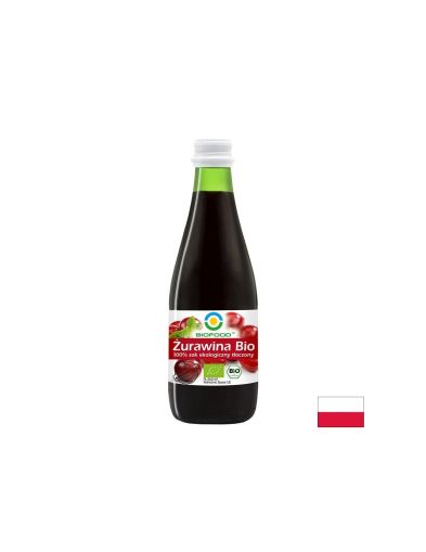 Био сок от червена боровинка 100% х 300 мл BIOFOOD | Cranberry organic juice