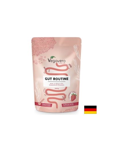 Пребиотични фибри с пробиотици и Л-глутамин на прах 300 гр Vegavero | Gut Routine Fibres