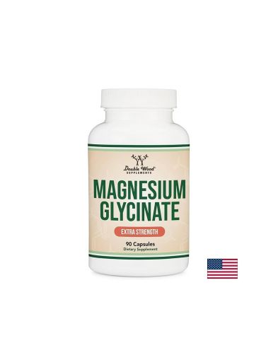 Магнезий бисглицинат  ЕСКТРА СИЛЕН 120 мг х 90 капсули Double Wood | Magnesium bisglycinate