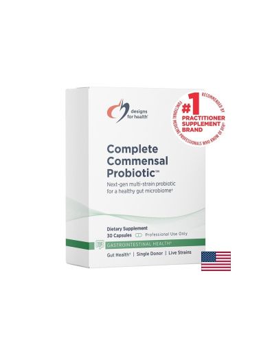 Пробиотик Complete Commensal Probiotic с Акермансия, 5 щама х 30 капсули Designs for Health