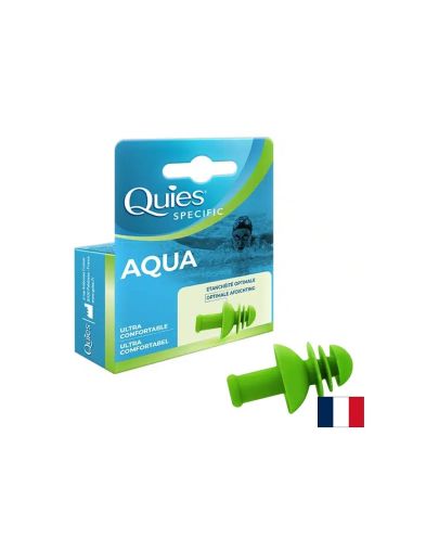 Aqua Ultra Confortable Силиконови тапи за уши за плуване х 1 чифт QUIES