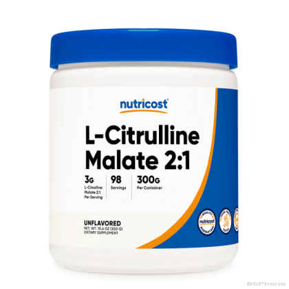 Л-Цитрулин на прах 300 гр за енергия и издържливост Nutricost | L-Citrulline
