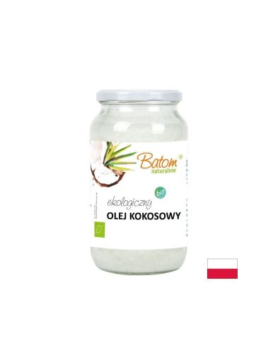 Кокосово масло без аромат БИО х 1000 мл BATOM | Coconut Oil