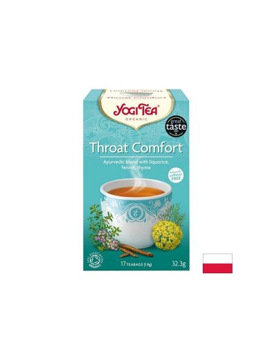 ЙОГИ Аюрведичен чай за болно гърло БИО х 17 пакетчета | YOGI Tea