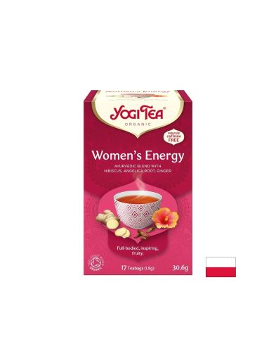 ЙОГИ ЖЕНСКА ЕНЕРГИЯ Аюрведичен чай БИО х 17 пакетчета | YOGI Tea