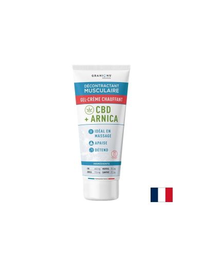 Затоплящ гел-крем със CBD и арника за мускули х 75 мл EA PHARMA