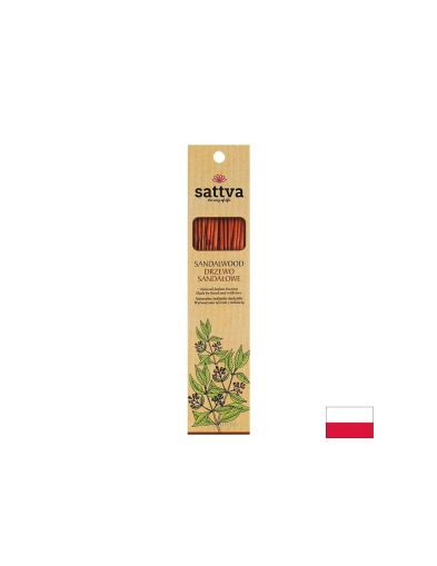 Ароматни пръчици със Сандалово дърво х 15 броя SATTVA AYURVEDA