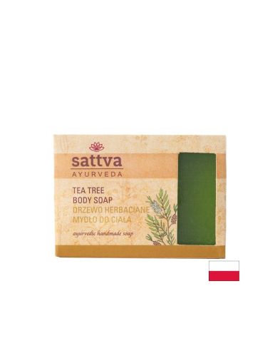 Сапун за тяло с масло от чаено дърво х 125 гр SATTVA AYURVEDA