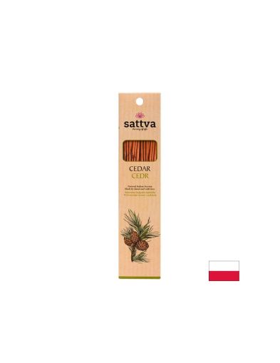 Ароматни пръчици с Кедър х 15 броя SATTVA AYURVEDA