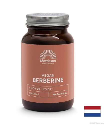 Берберин 500 мг х 60 капсули Mattisson Healthstyle | Berberine