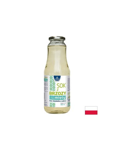 Сок от бреза с отвара от листа на мента х 990 мл Oleofarm | Birtch juice
