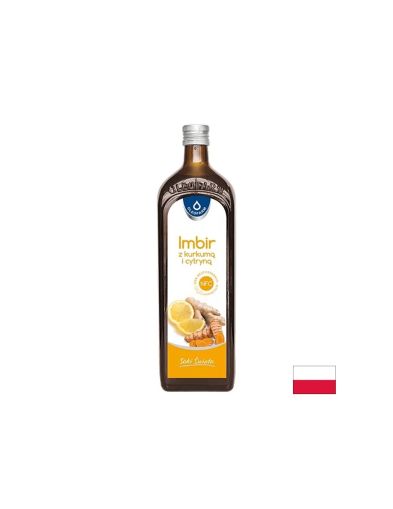 Сок от джинджифил с куркума и лимон х 980 мл Oleofarm | Ginger, turmeric and lemon juice