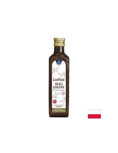 Ленено масло, студено пресовано х 250 мл Oleofarm | Flax oil