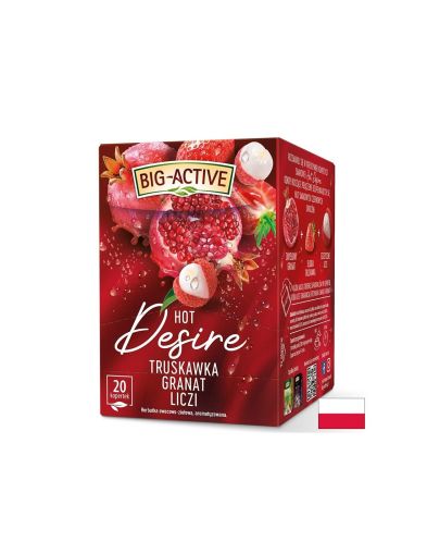Hot Desire Чай с ягода, нар и личи х 20 филтъра HERBAPOL
