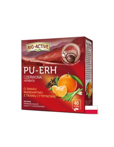 Пу-ер чай + мандарина и лимонена трева х 40 филтъра HERBAPOL | Pu-er tea