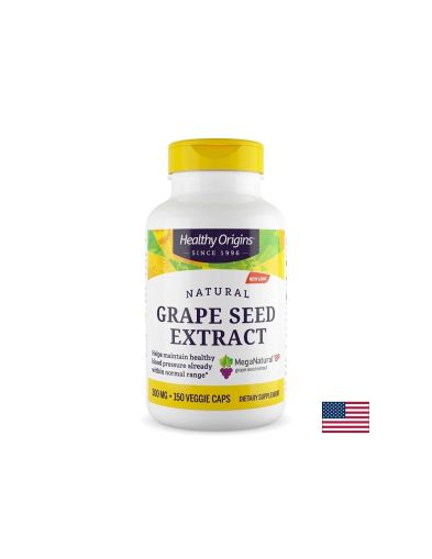 Гроздово семе екстракт 300 мг х 150 капсули Healthy Origins | Grape Seed  MegaNatural