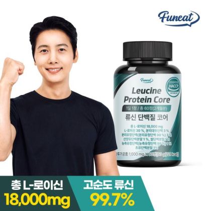 Л-левцин 300 мг + протеинов микс и коластра х 60 таблетки FUNEAT | L-Leucine Protein Core