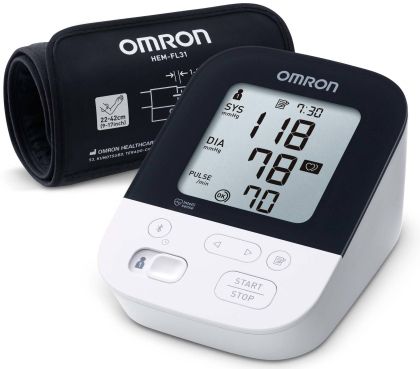 ОМРОН М4 Connect IT AFIB Автоматичен апарат за кръвно налягане + АДАПТЕР | OMRON M4